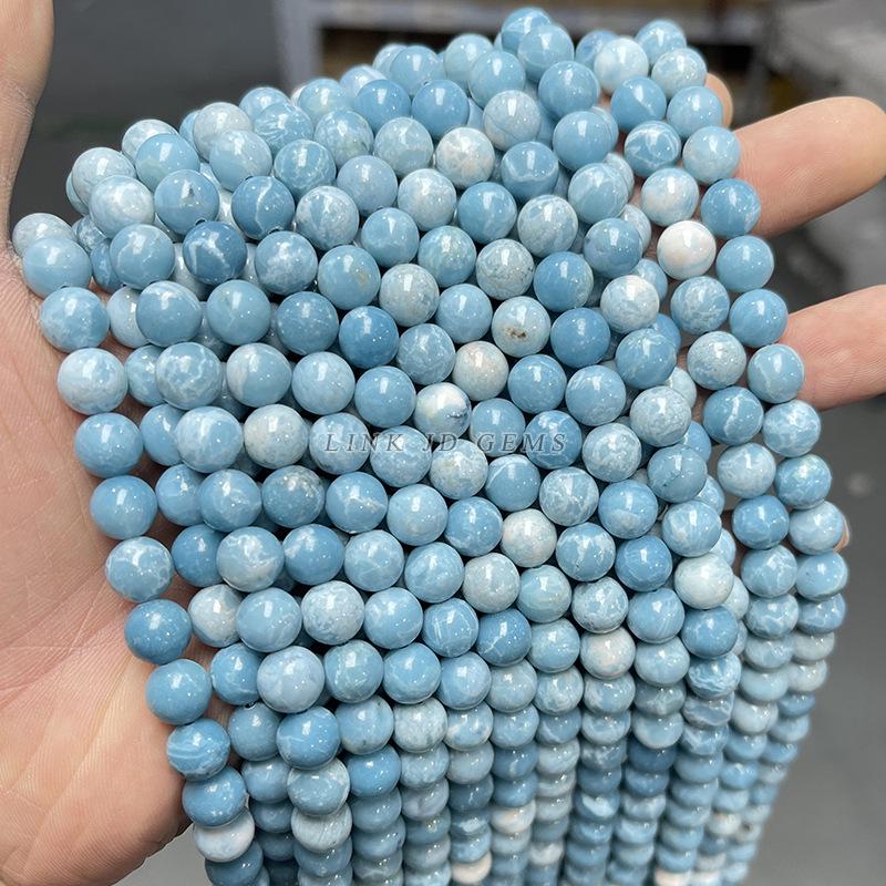 Jingde Larimar Volné korálky pro DIY šperky - Polotovary pro náramky