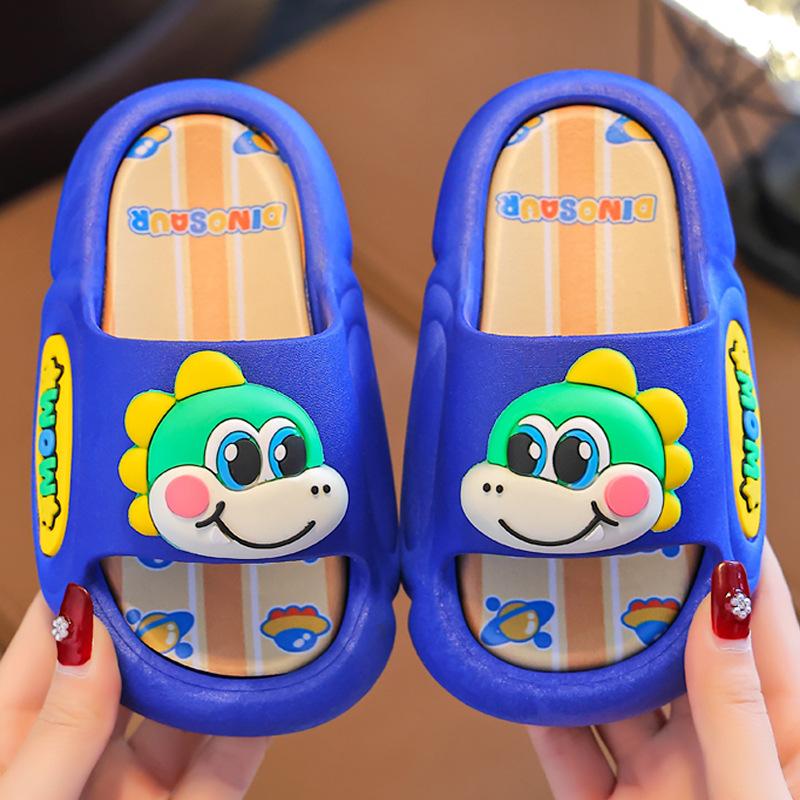 

New children s slippers for girls, cute princess cartoon summer sandals for small, medium, and large children, soft-soled slip-on sandals 30-31Code（Inner Length1 синий