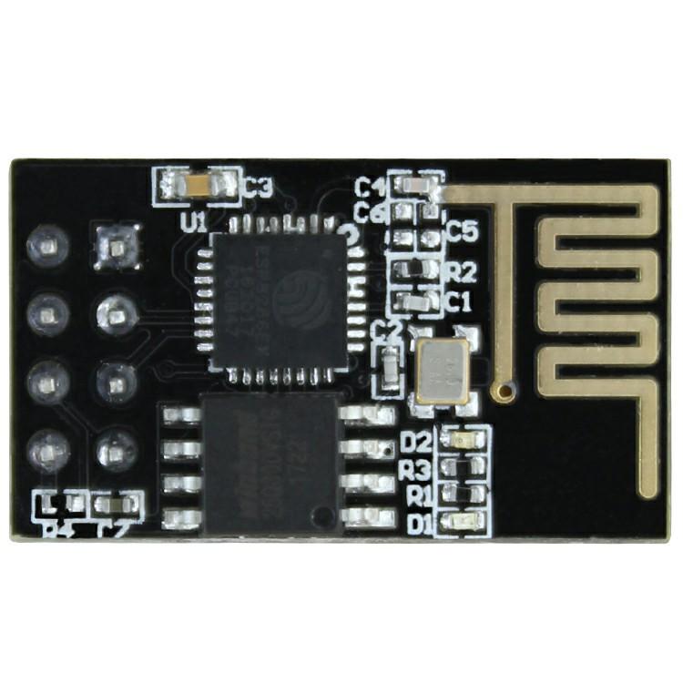 

ESP8266 Serial WIFI Transceiver Module ESP-01 Smart Home IoT 10*10*2 білий