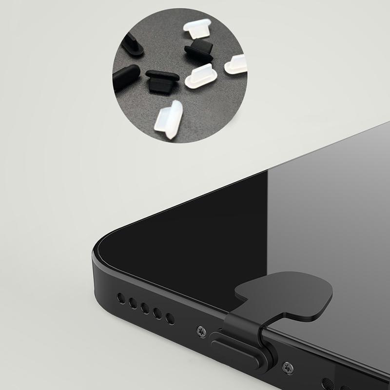 Заглушка для порта зарядки от пыли и грязи для iPhone Samsung Usb Type-C Port Protector Силиконовая заглушка от пыли Крышка от потери