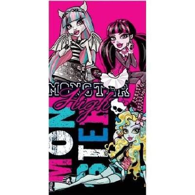 Beach Towel - Monster High - Large Model - 300 Gsm - 75 X 150 Cm - Synthetic