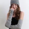 Eyelet Gray Arm Sleeves