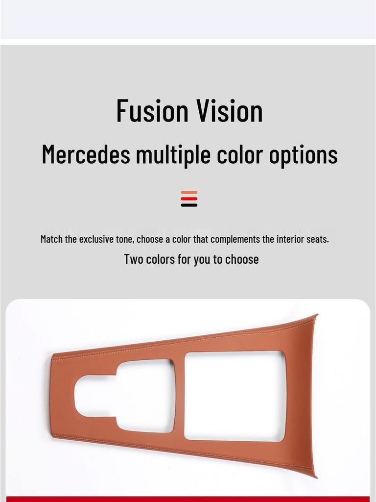 Mercedes-Benz GLA Mittelkonsolen Dekoraufkleber: Passend für GLB220, A-Klasse, CLA, EQA, EQB - Schutzfolie für den Fahrzeuginnenraum.