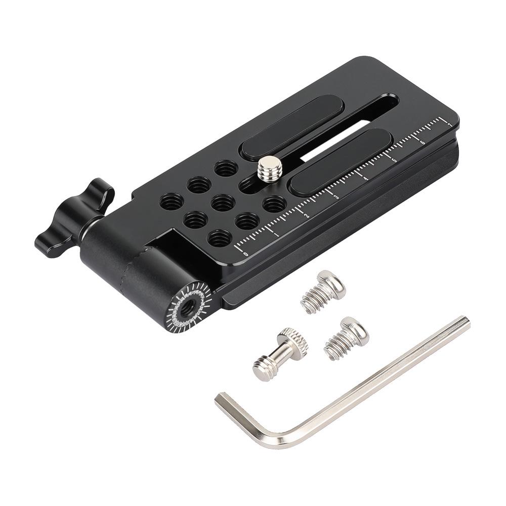 

HDRIG Foldable L-Bracket with ARCA-Spec Multi-Hole Plate for Vertical & Horizontal DSLR Shooting - Model 3755