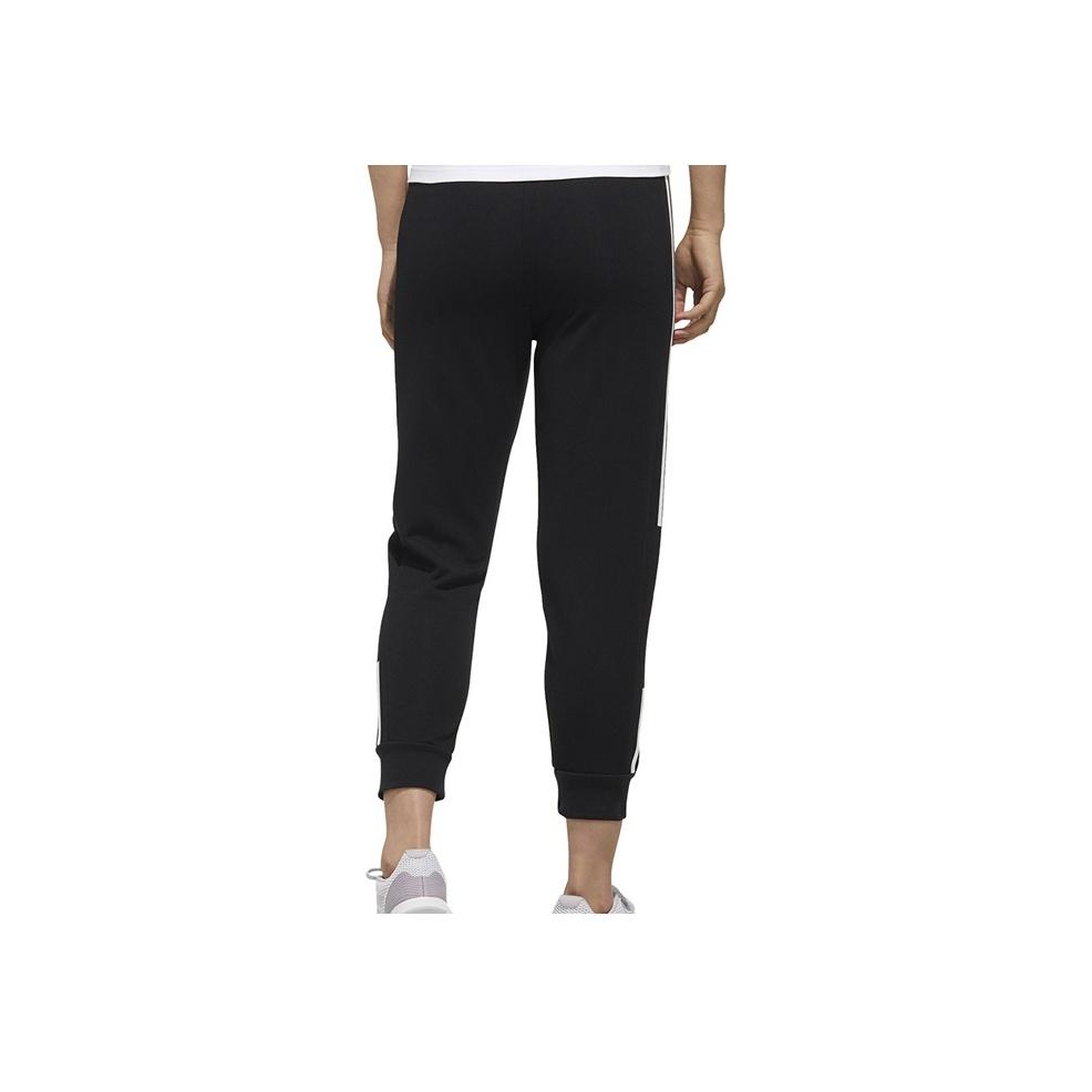 Adidas Neo Vintage Side Stripe Letter Knitted Sweatpants Women Bottoms Black FP7454