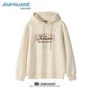 Jeanswest Men's Heavyweight American Retro Letter Print Hoodie