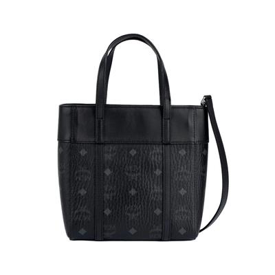 Toni Leather With Calfskin Basket Bag, Tote Bag, Shopping Bag, Shoulder Bag, Crossbody Bag, Handbag Mini Women's MWPDSTA01BK001
