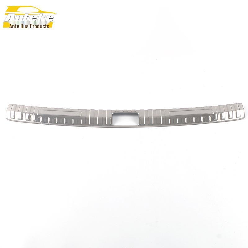 

21 Octavia PRO Защита заднего бампера из нержавеющей стали, Защитная накладка на порог багажника