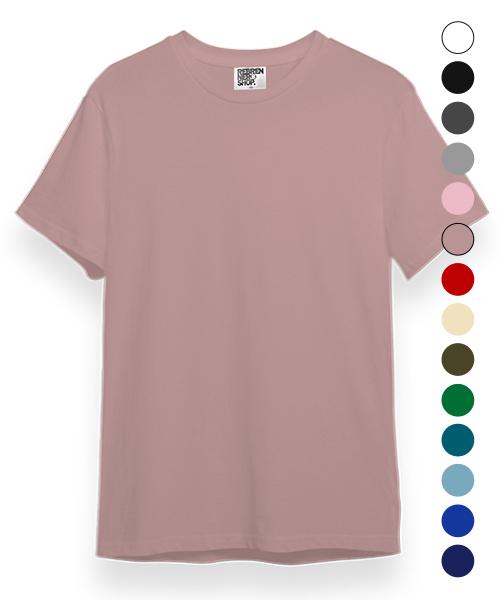 REBRENNER 20-Count Plain Crew Neck Short Sleeve T-Shirt 14 Colors (Type A)