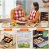 40 Fall Thanksgiving Leftover Containers with Lids, Thanksgiving to Go Food Containers Tin Foil Aluminum Thanksgiving Cookie Treat Containers for