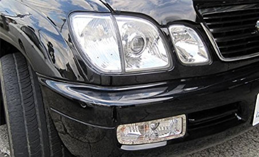 BRIGHTZ Stainless Steel Fog Light Covers for Toyota Land Cruiser Cygnus 100 Series 4860 Ultra-Mirror [FOG-COV-194]