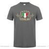 Italy Italian Soccer T Shirt Unisex Italian Heartbeat Gift Tshirt Funny Italy Roma Flag Tshirt Cool T Shirt Fitted Casual Unisex Tees