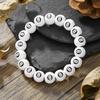 Hot- Creative Billiards Black 8 Bead Bracelet Billiards Figure Eight Elastic Bracelet Accessory Couple Bracelet Jewelry
