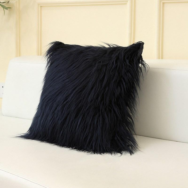 Plush Decor Fluffy Pillow Cushion Cover