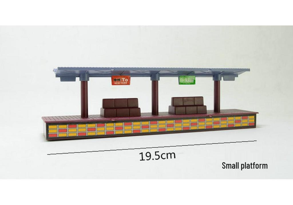 Electric Train Model Toy Track Set: Railway Crossing, Tunnel, and Bridge Accessories for Simulation and Sand Table Scenes
