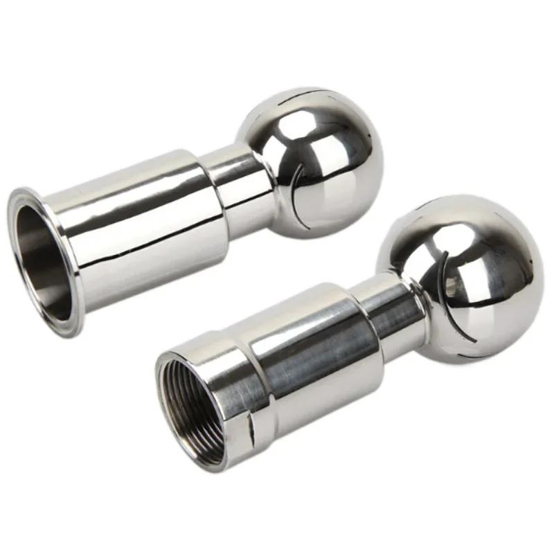 1/4 3/8'' 1/2'' 3/4'' 1''1-1/4 1-1/2 BSP Innengewinde 304 Edelstahl Sanitärer CIP-Tank Reinigungsball Rotierender Sprühball