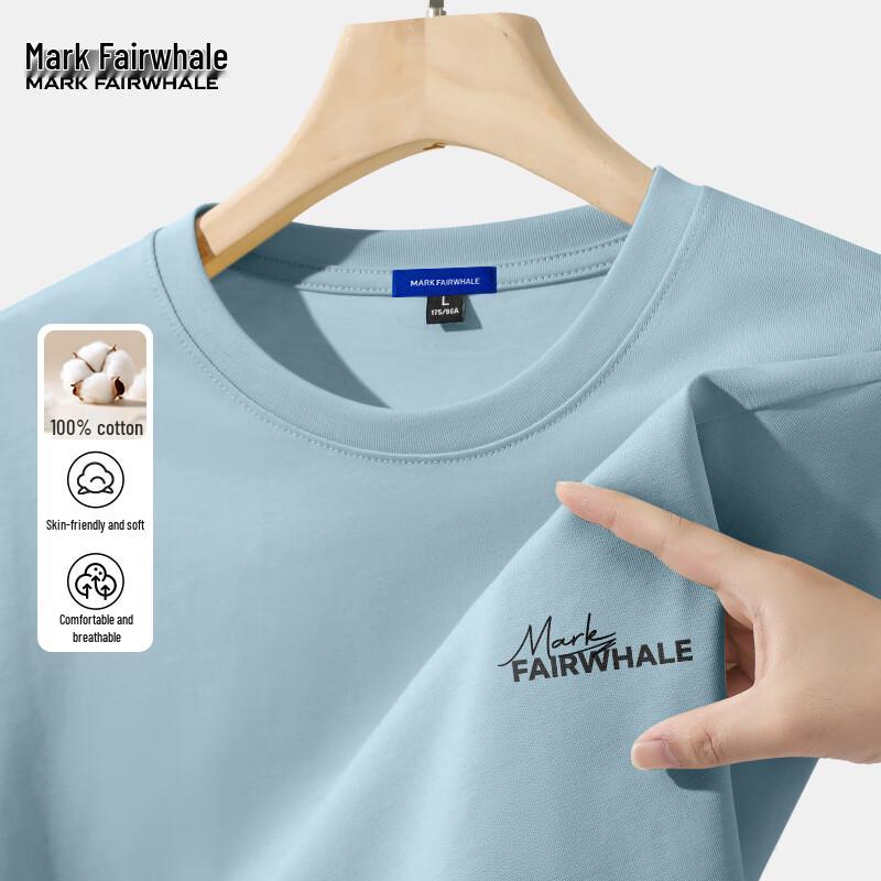 

MARK FAIRWHALE Men s Loose Fit Cotton Long-Sleeve T-Shirt 2XL