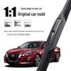 Compatible Frameless Wiper Blades for 2008, 2013, 2015, 2016, and 2019 Nissan Teana Windshields