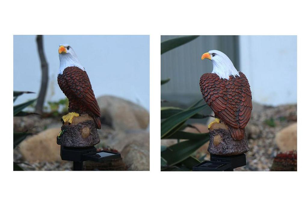 Solar Silicone Eagle Garden Landscape Light