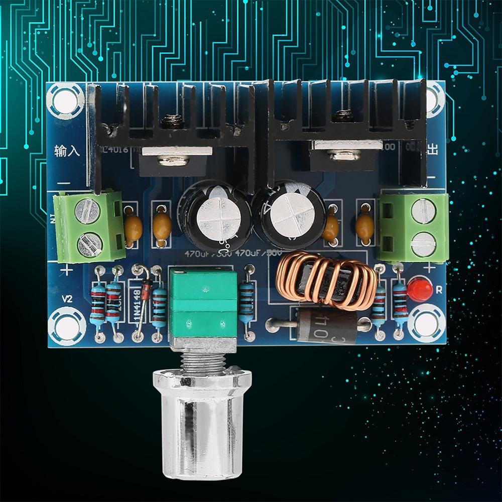 2 Pcs DC-DC Step Down DC-DC Voltage Regulator 4-40V to 1.25-36V Buck Module Voltage Regulation