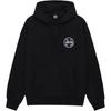 Cross Dot Hoodie Schwarz Herren Oberteile 1925112-BLAC