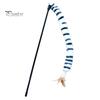 Cat Hunting Toy Funny Stick Toy, Toys for Indoor Cats, Interactive Pet Teaser Wand, Plush Kitten Toys, Play Exercise Striped Tail