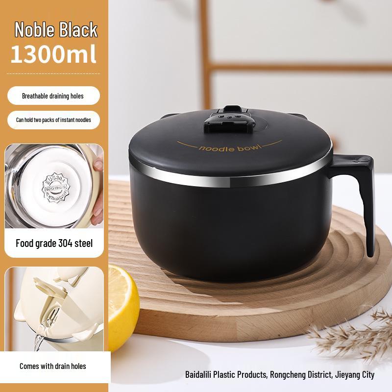 

Большая японская термомиска из нержавеющей стали 304 для лапши и риса со сливом для студентов и офисных работников