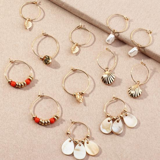 

Креативное украшение для ушей, дизайн ракушки, ювелирный подарок, креативный подарок