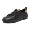 Mode Herren Board Schuhe aus echtem Leder Hohe Qualität und vielseitige weiße Stile Freizeit Outdoor Sport Täglich Jugendlicher Erwachsener Büro Schuhe