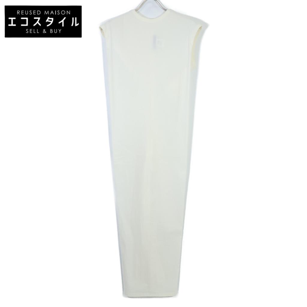 ISSEY MIYAKE IM41FH502 24Stainless Steel Ivory Stretch Deformed Dress dress 3 IvoryUsed