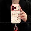 iPhone 17 Pro Case: High-End, Niche, Apple 16, Fresh, Simple Full Screen, Colored Dots, Cookie Design