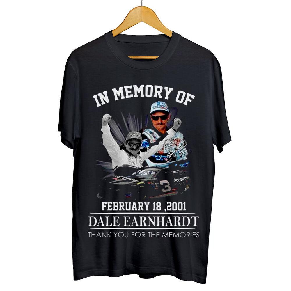 

Футболка унісекс Dale Earnhardt In Memory Of February 18 2001 Race Racing Racer Car S