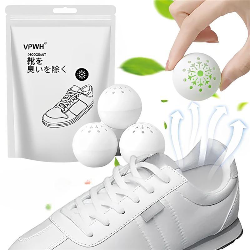 

12/1 шт. дезодорирующий освежитель шарики для обуви многофункциональные освежители с ароматом жасмина обувь обувной шкаф дезодорация туалета 24pcs белый
