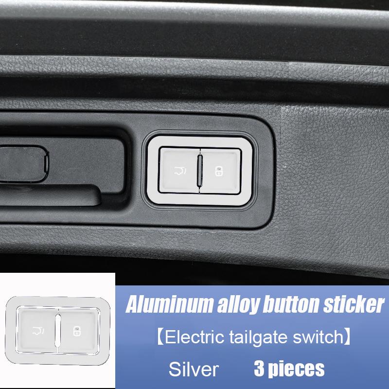 For BYD Seal  2024 Aluminum alloy button switch sticker gear shift panel Steering wheel Window lift Electric tailgate switch