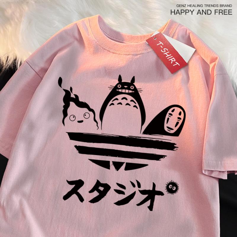 Japanese Tor.o Cute Styleprint Women Tees Cotton Normcore T Shirt Letter Daily T Shirts Personality Novelty Short Sleeved