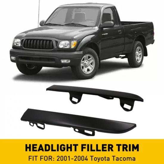 Fit For 2001-2004 Toyota Tacoma Front Bumper Grille Headlight Filler Trim Panels