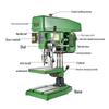 High-Precision Heavy-Duty Multipurpose Industrial Bench Drill and Mill Tap Machine