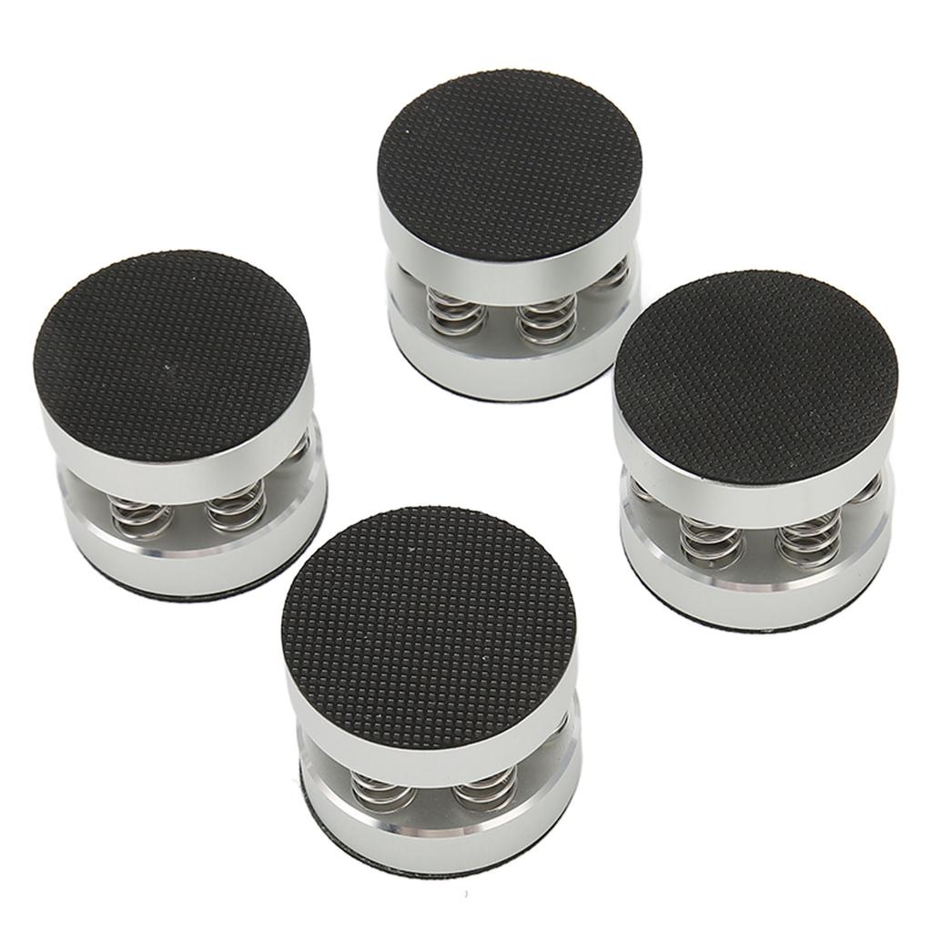 4Pcs Spring Speaker Spikes Isolation Stand Aluminum Alloy Spring Speaker Shock Absorber Feet for HiF