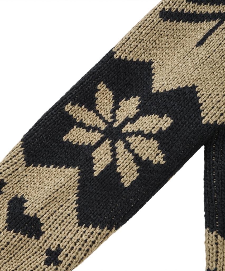 LMR Schannony Heavy Nordic Cardigan Beige