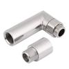 4Pcs O2 Oxygen Sensor 90 Degree Angled Extender Spacer Bung Adapter Extension M18*1.5