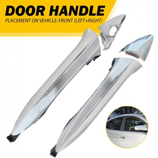 

Хромована зовнішня дверна ручка для Hyundai 2011-16 Elantra передня ліва права зовнішня