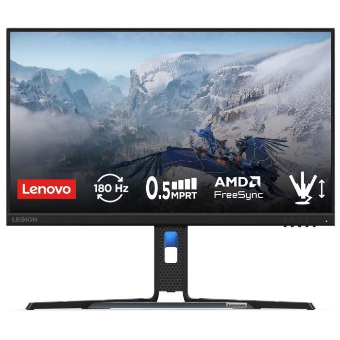 Ecran PC Gamer LENOVO Legion R24e | 23,8" FHD IPS 180Hz - 0,5ms - HDMI 2.1 - FreeSync - Ergonomique