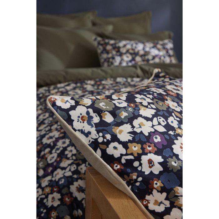 Coussin déhoussable 40 x 60 cm "Coline" Velours imprimé l'Effet Papillon