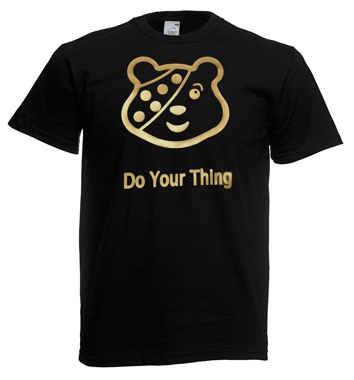 Adults Do Your Thing Pudsey Children in Need Charity Fund Raising Unisex 100% Cotton T-shirt Mens Tees Top M