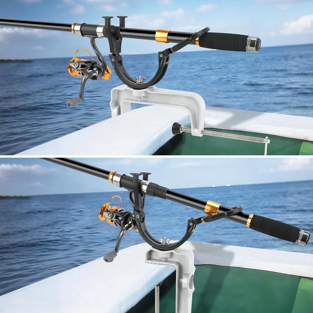 SANLIKE Angelrute Rute Abnehmbar und kann an Booten und für Schlauchboot-Angelrutenhalter befestigt werden, Halter, Halter, Flöße,