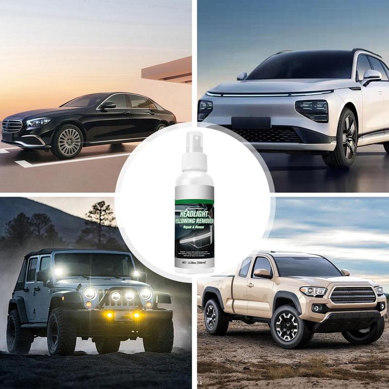 Soluție de Curățare Spray pentru Restaurarea Farurilor Pentru Restaurarea Farurilor Kit Profesional pentru Mașină