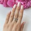 Silver Ring Without Stones (2143390)