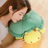 Turtle Bee Doll 2-in-1 Plush Toy Detachable Cartoon Turtle Shell Plushie Soft Stuffed Animal Pillow Creative Birthday Christmas Gifts