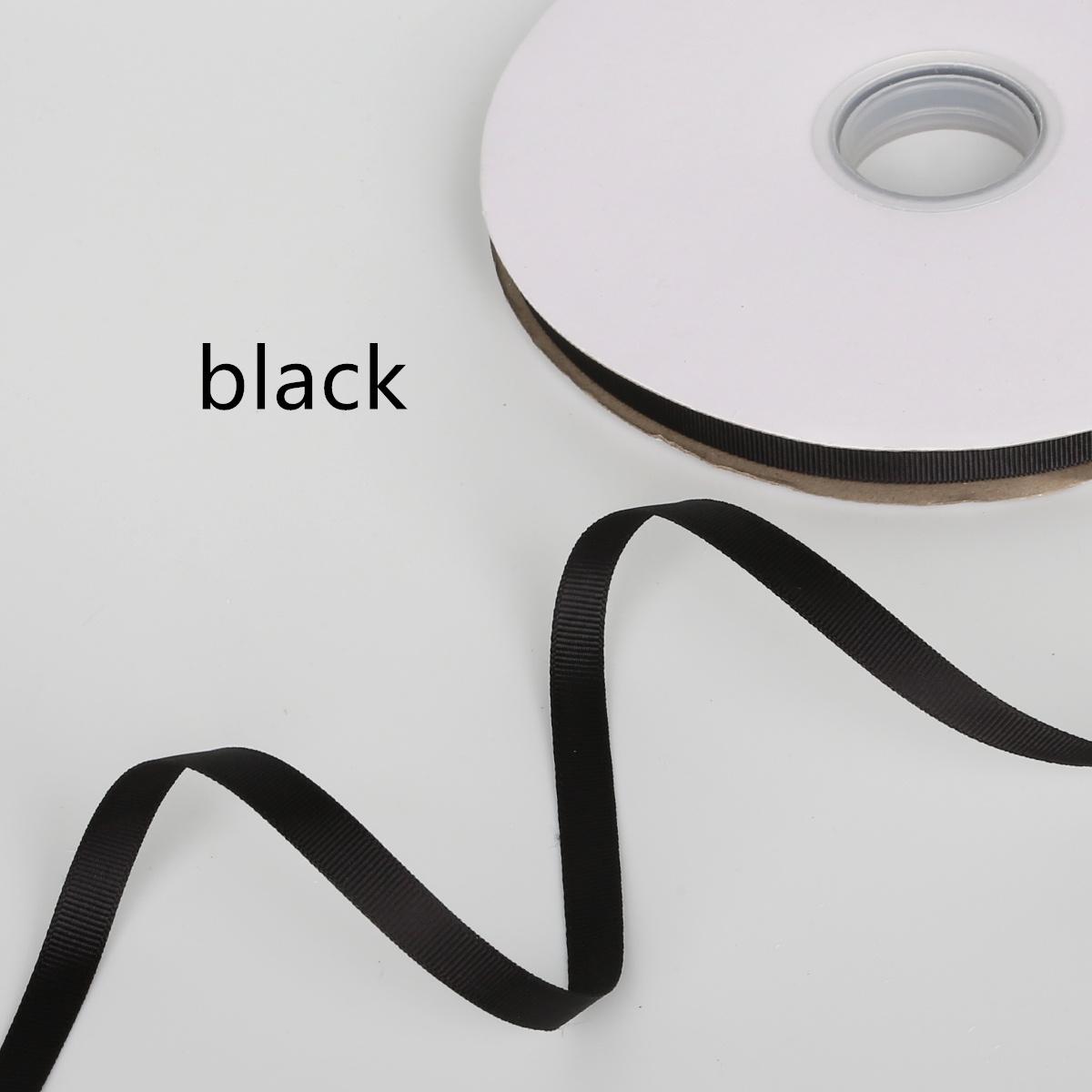 

Корсажная лента для декора и заворачивания подарков на Рождество 7MM чёрный