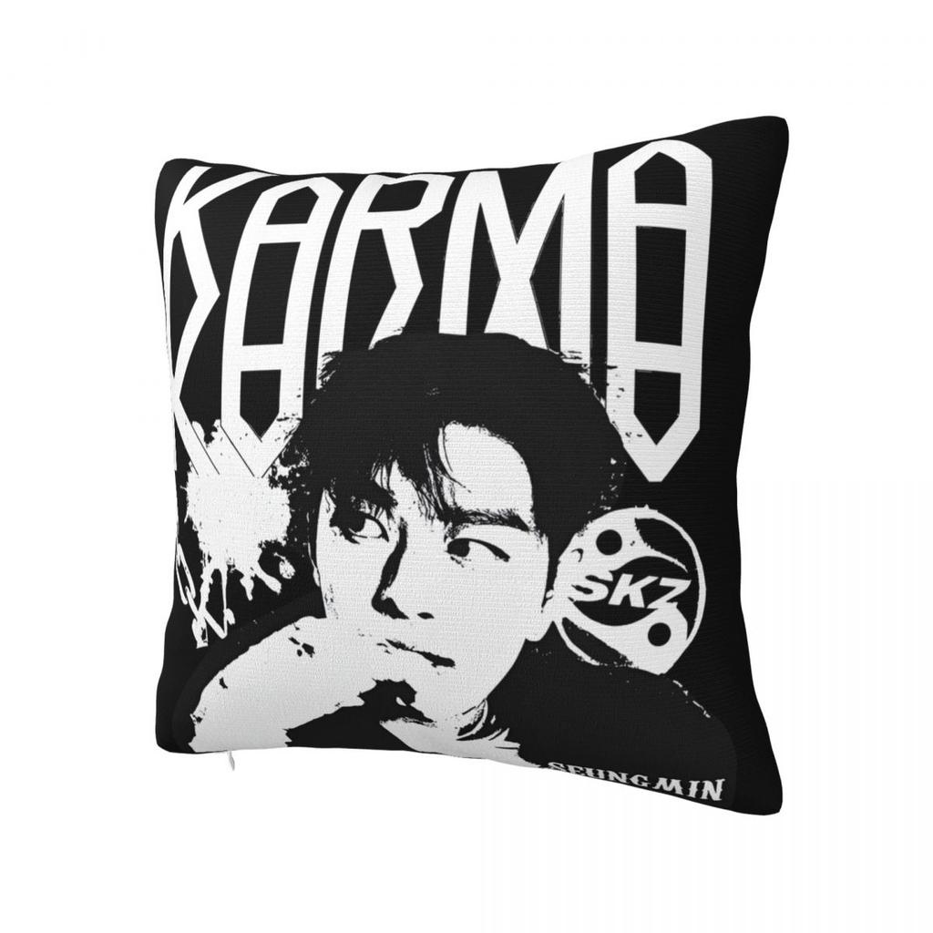 Kpop Style The 4Th Album Karma Pillow Case Cute Funny Pillow Cover Square Custom Cushion Cover Pillowcases For Sofa Home Decoration